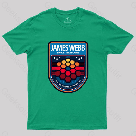 James Webb Space Telescope T-Shirt Green / S