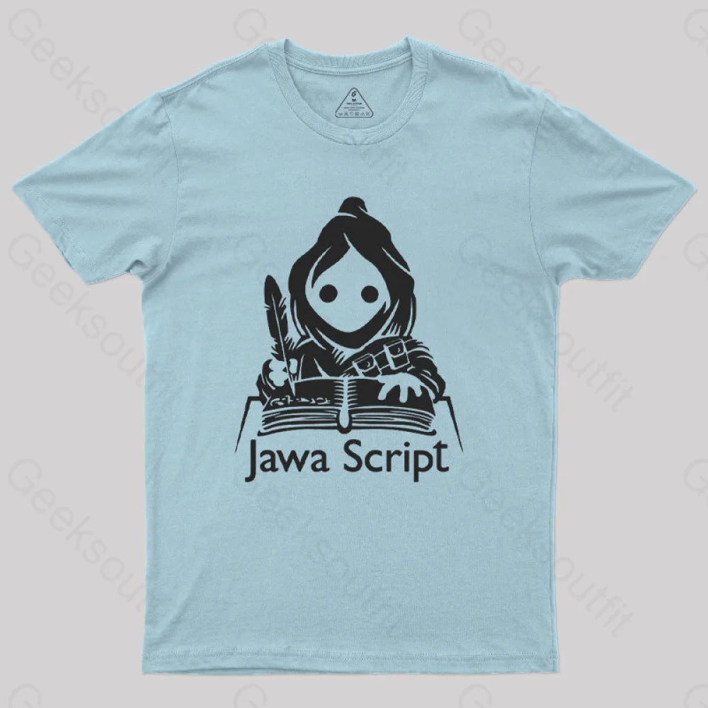 Jawa Script T-Shirt Light Blue / S