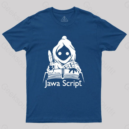 Jawa Script T-Shirt Navy / S