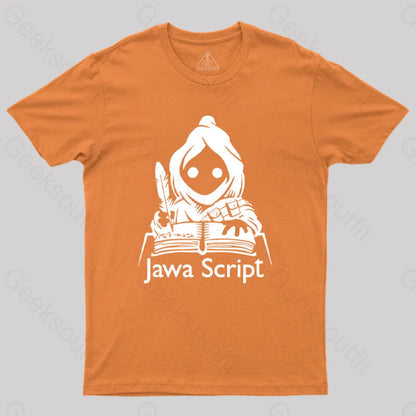 Jawa Script T-Shirt Orange / S