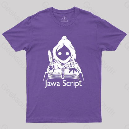 Jawa Script T-Shirt Purple / S