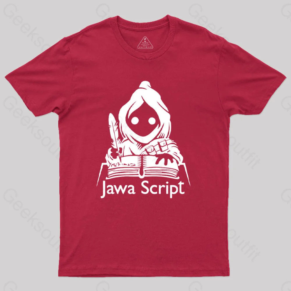 Jawa Script T-Shirt Red / S