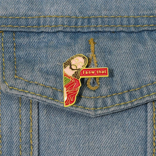 Jesus Saw That Enamel Pins - Geeksoutfit