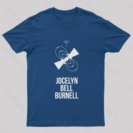 Jocelyn Bell Burnell Geek T-Shirt Navy / S