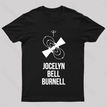 Jocelyn Bell Burnell Nerd T-Shirt Black / S