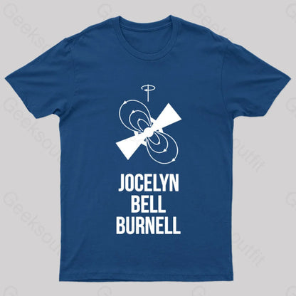 Jocelyn Bell Burnell Nerd T-Shirt Navy / S