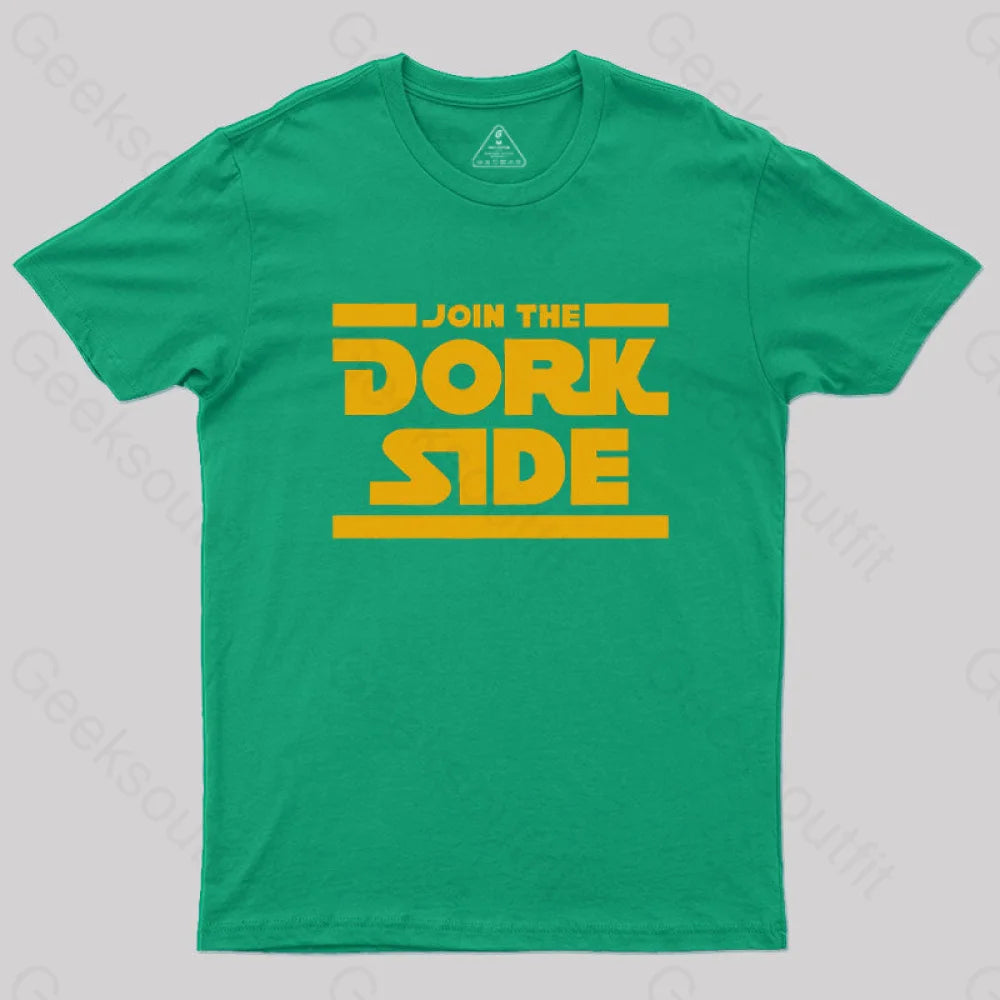 Join The Dork Side T-Shirt Green / S