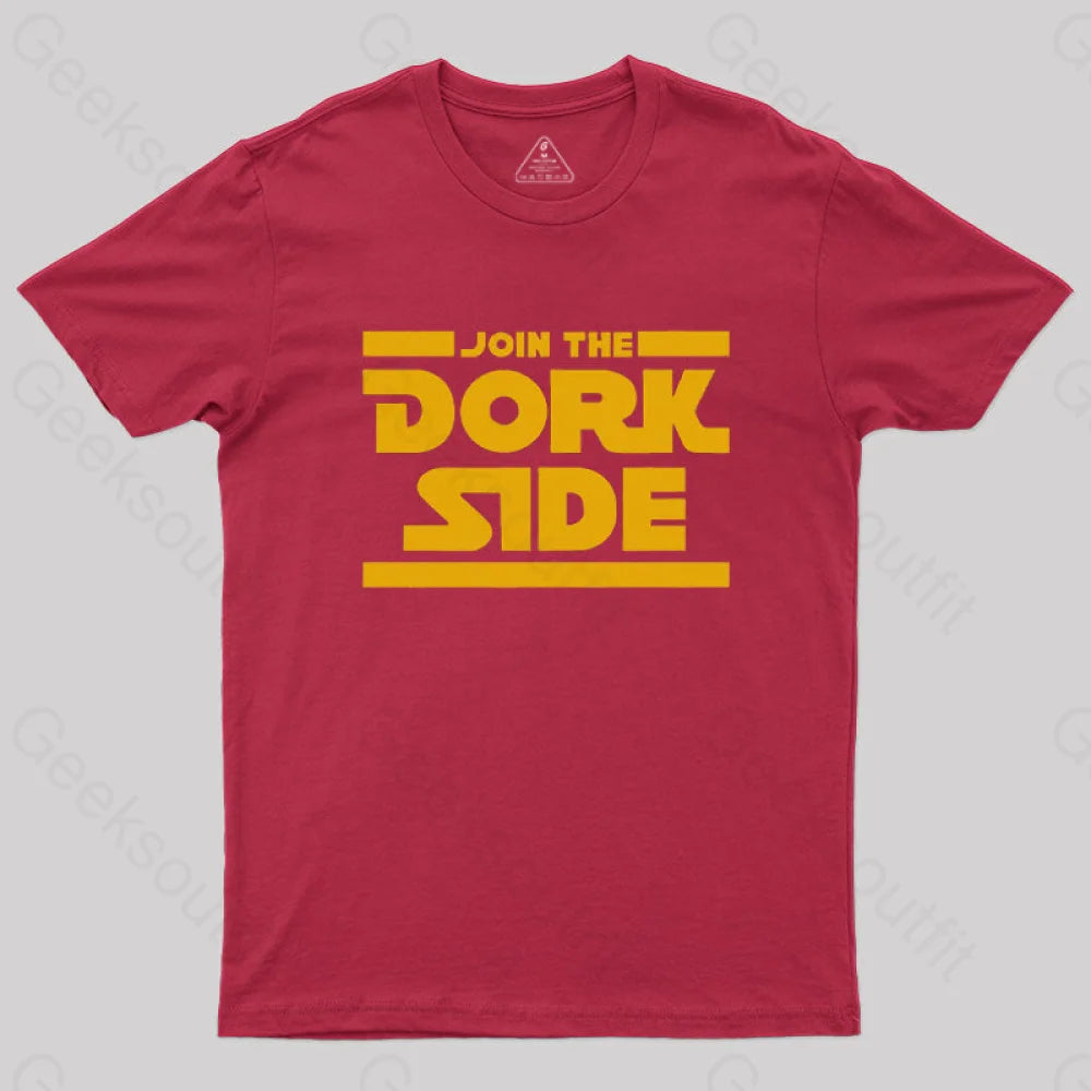 Join The Dork Side T-Shirt Red / S