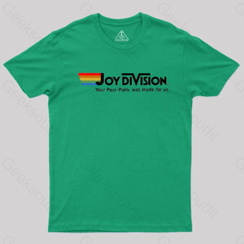 Joy Division Parody Vintage T-Shirt Green / S