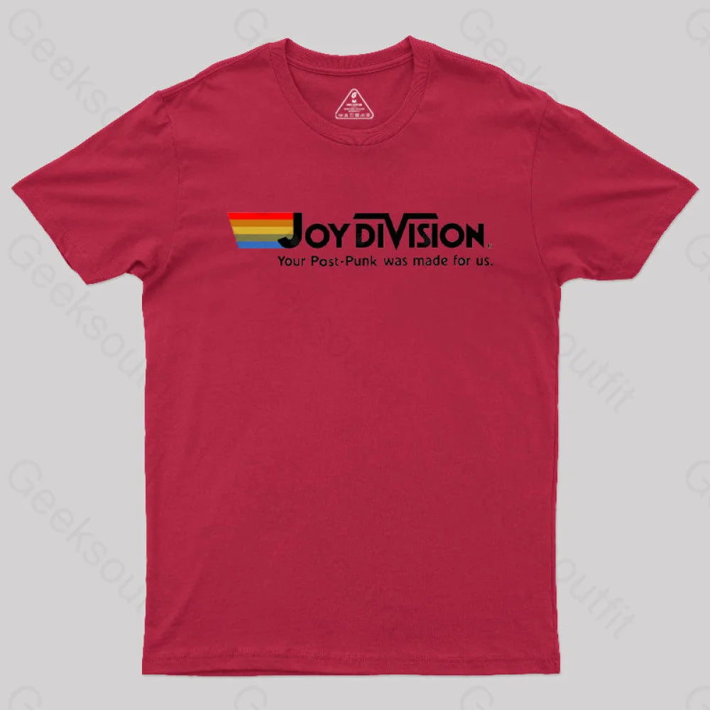 Joy Division Parody Vintage T-Shirt Red / S