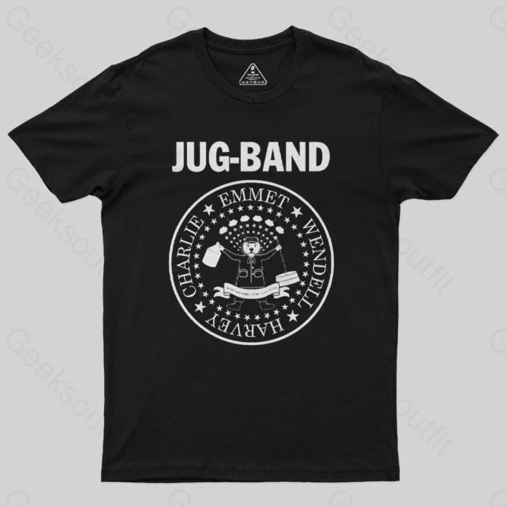 Jug Band Geek T-Shirt Black / S