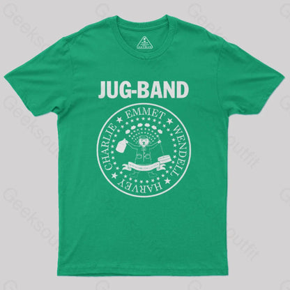 Jug Band Geek T-Shirt Green / S