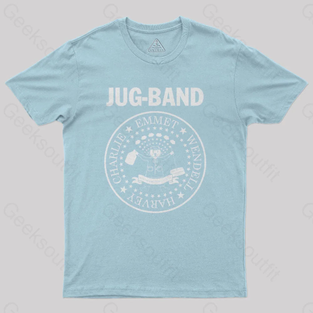 Jug Band Geek T-Shirt Light Blue / S