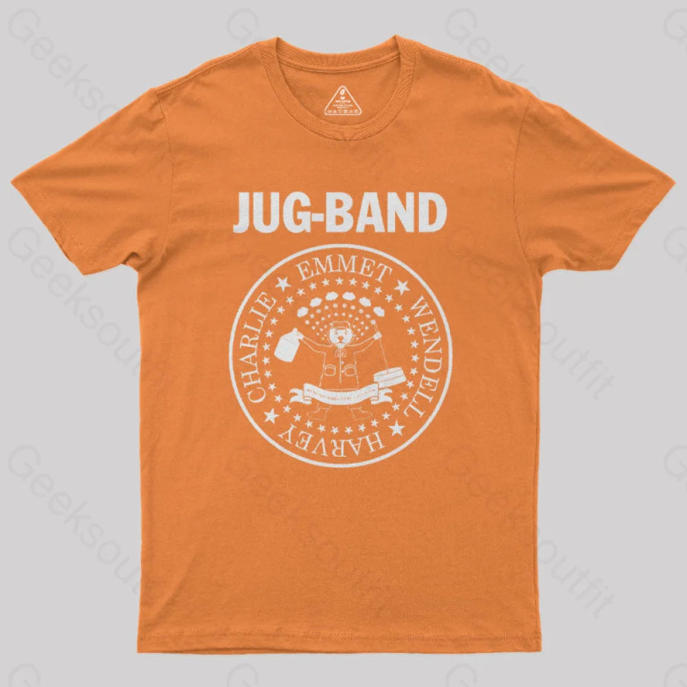 Jug Band Geek T-Shirt Orange / S