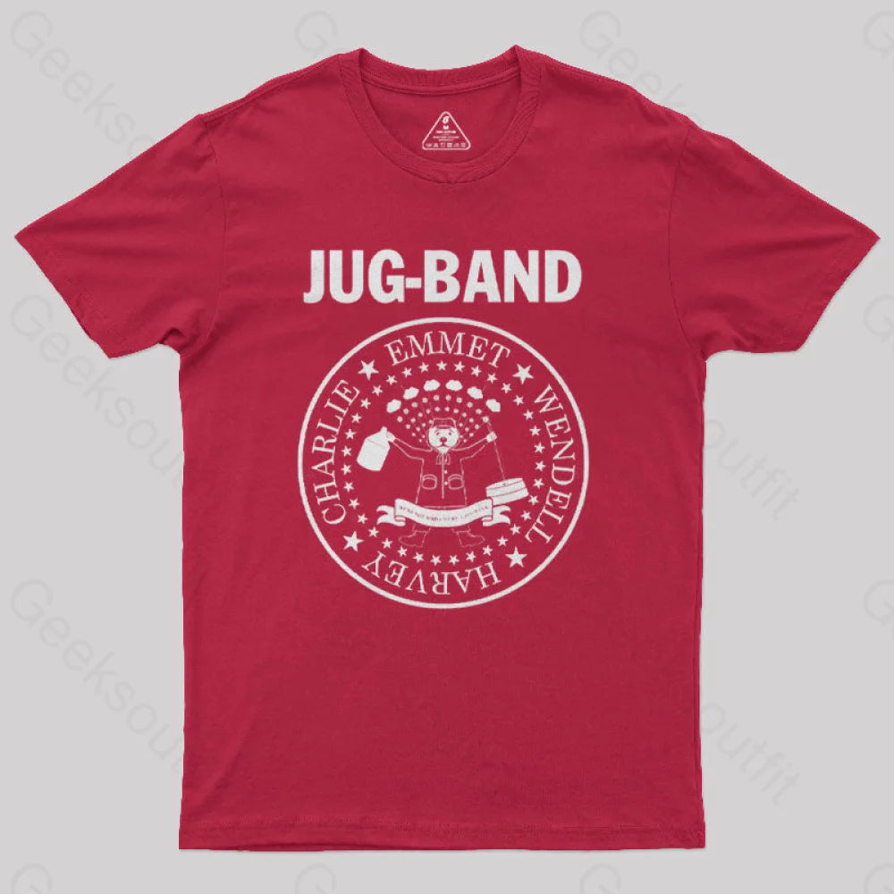 Jug Band Geek T-Shirt Red / S