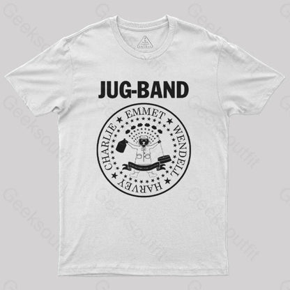 Jug Band Geek T-Shirt White / S