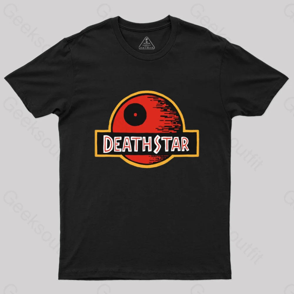 Jurassic Death Star T-Shirt Black / S