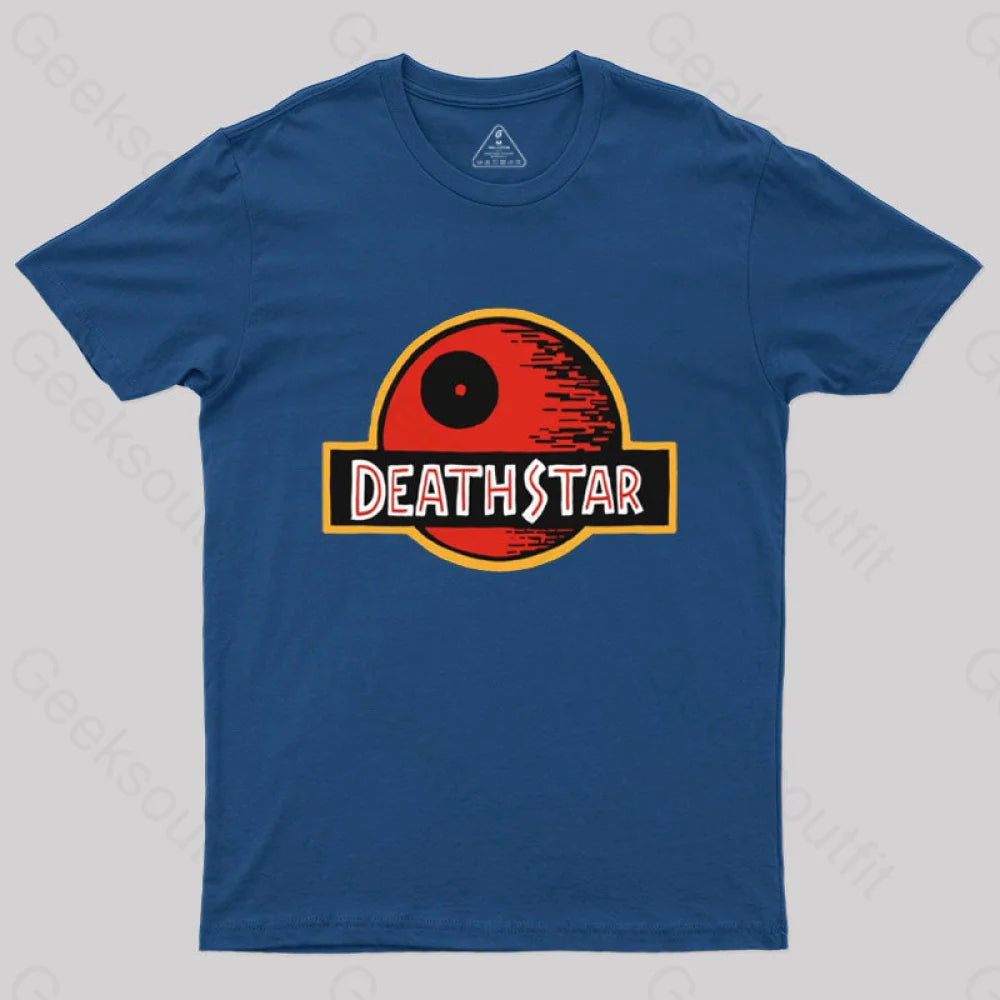 Jurassic Death Star T-Shirt Navy / S