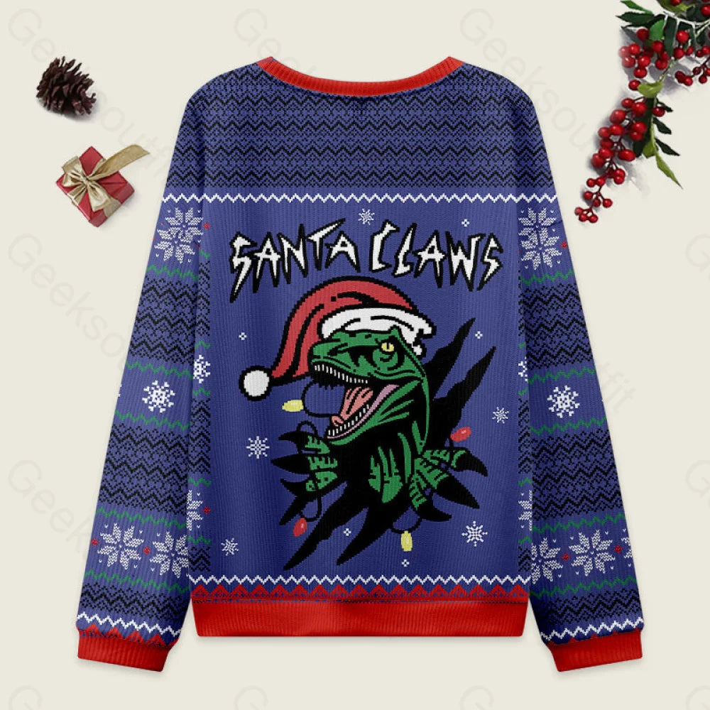 Jurassic christmas sweater best sale