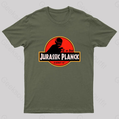 Jurassic Planck T-Shirt Army Green / S