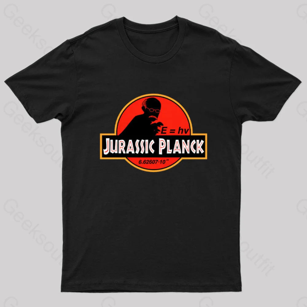 Jurassic Planck T-Shirt Black / S