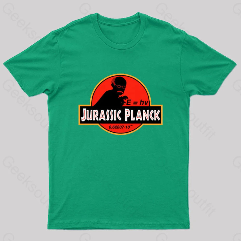 Jurassic Planck T-Shirt Green / S