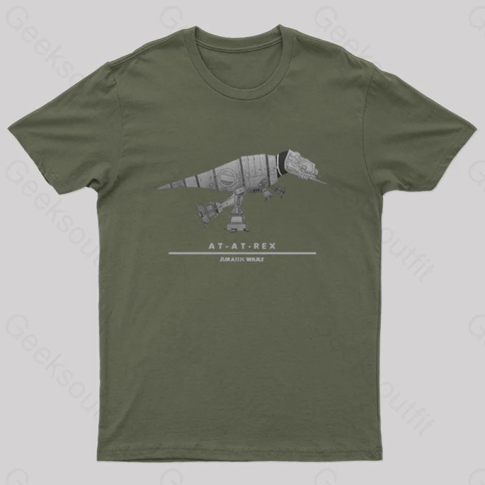 Jurassic Wars T-Shirt Army Green / S