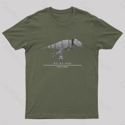 Jurassic Wars T-Shirt Army Green / S