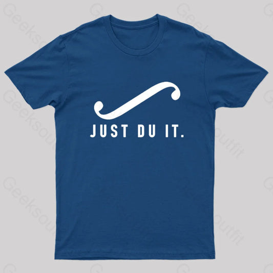 Just Du It Geek T-Shirt Navy / S