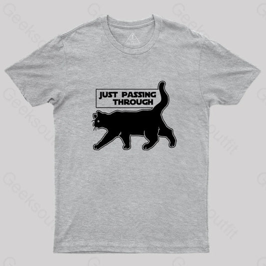 Just Passing Through T-Shirt Grey / S Yc