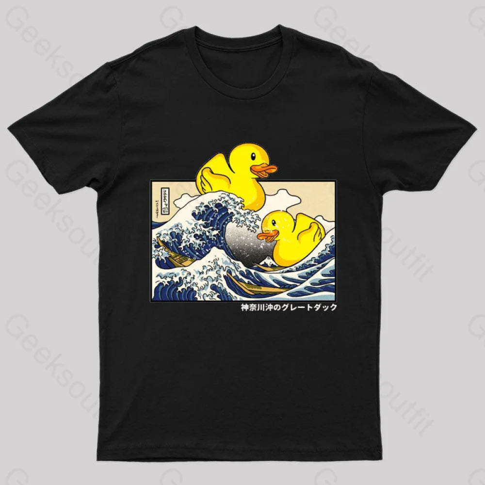 Kanagawa Ducks Geek T-Shirt Black / S