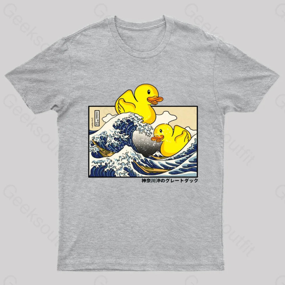 Kanagawa Ducks Geek T-Shirt Grey / S