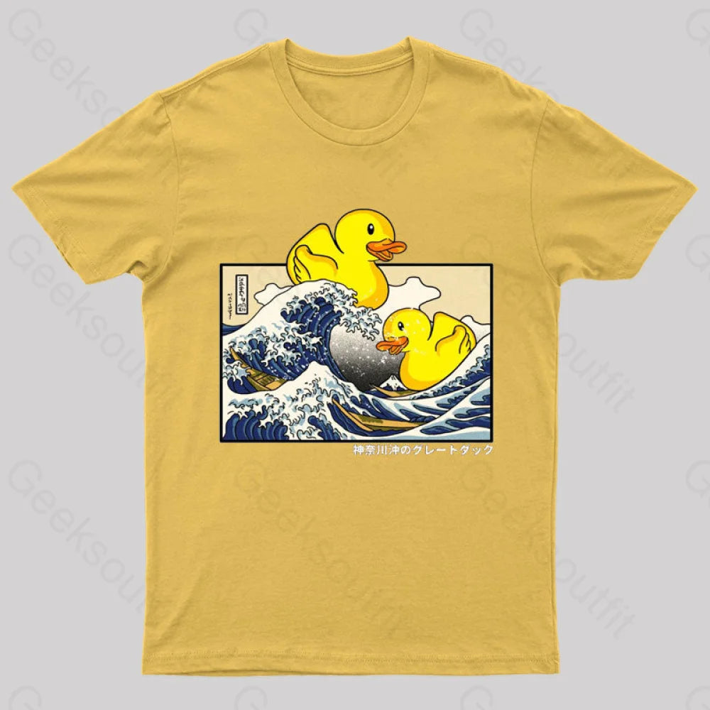 Kanagawa Ducks Geek T-Shirt Yellow / S