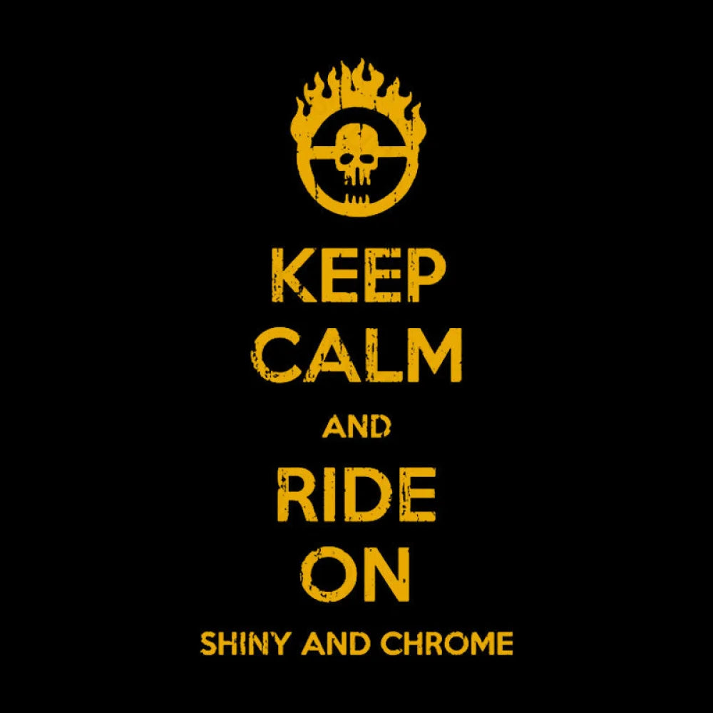 Keep Calm And Ride On Geek T-Shirt