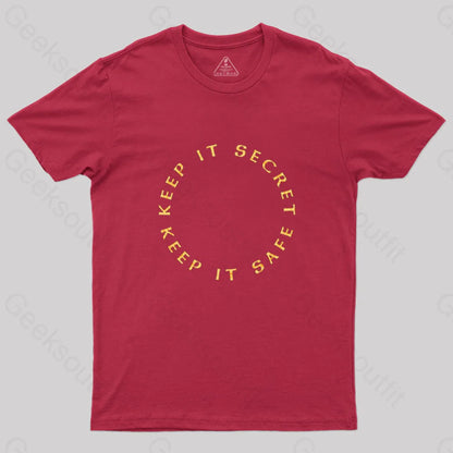 Keep It Secret Safe T-Shirt Red / S