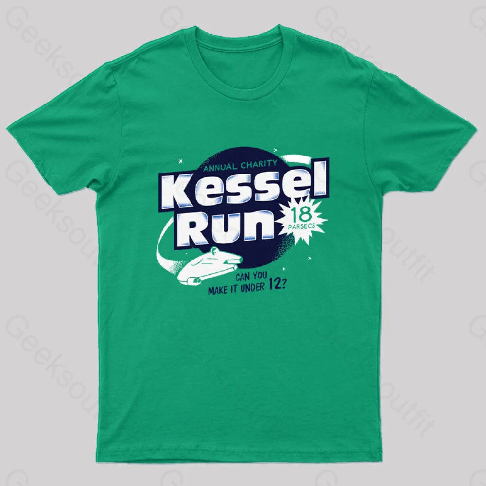 Kessel Run Geek T-Shirt Green / S