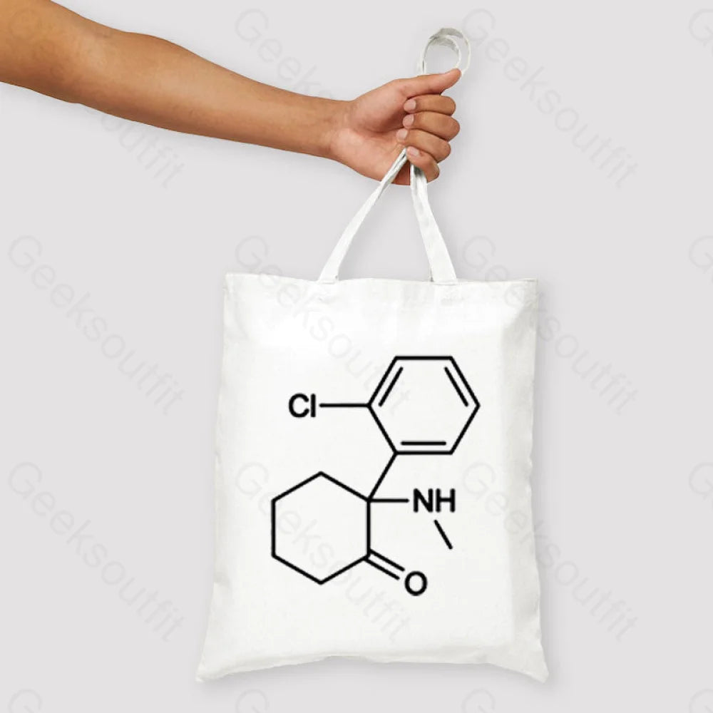 Ketamine Unisex Tote Bag White