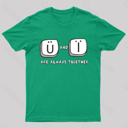 Keyboard Buttons Nerd T-Shirt Green / S