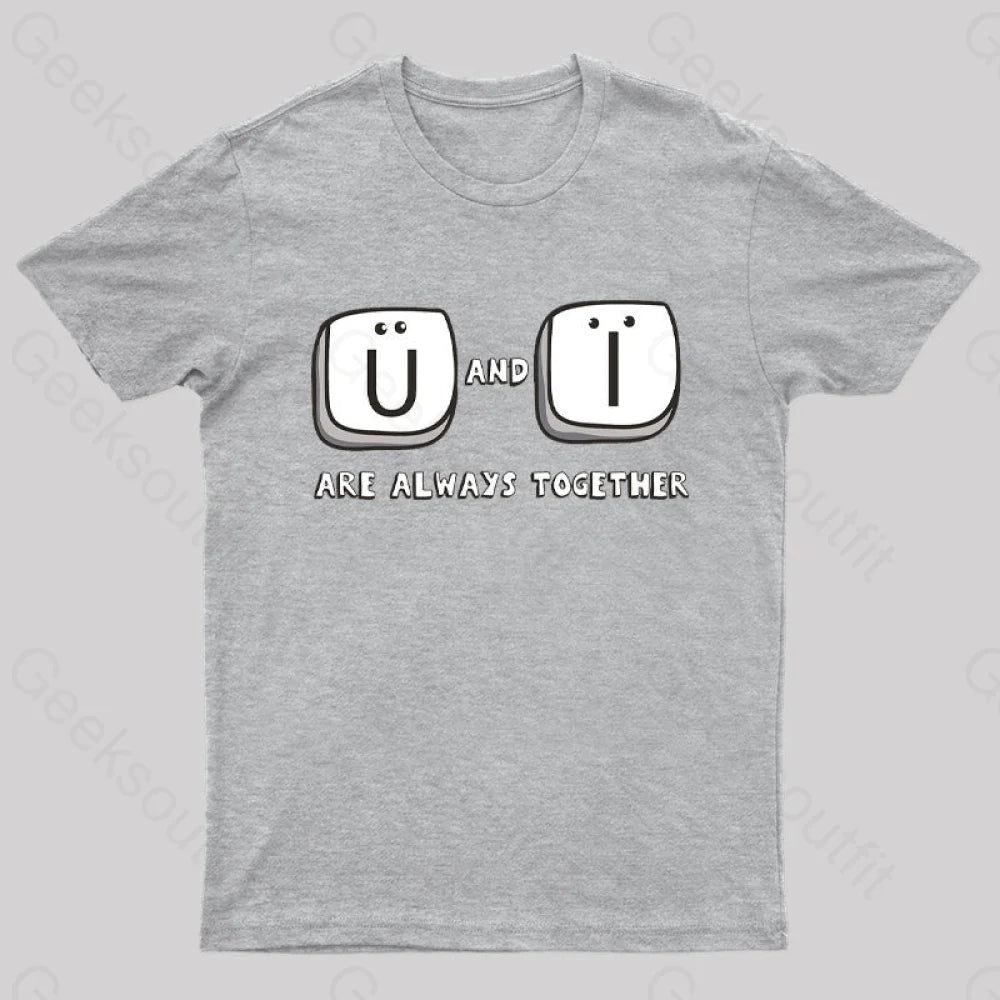 Keyboard Buttons Nerd T-Shirt Grey / S