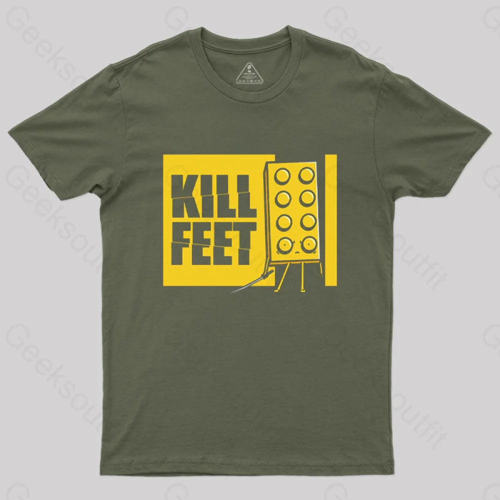 Kill Feet! T-Shirt Army Green / S