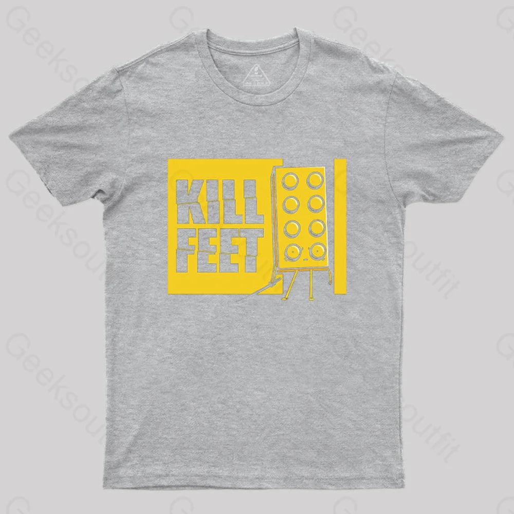 Kill Feet! T-Shirt Grey / S