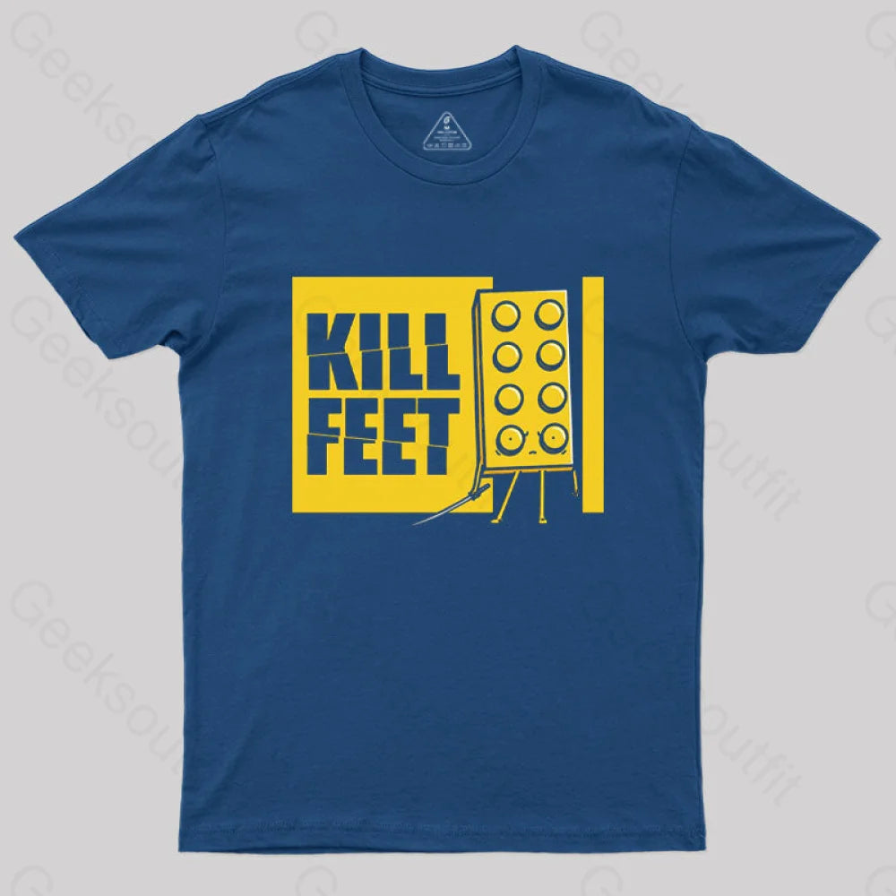 Kill Feet! T-Shirt Navy / S