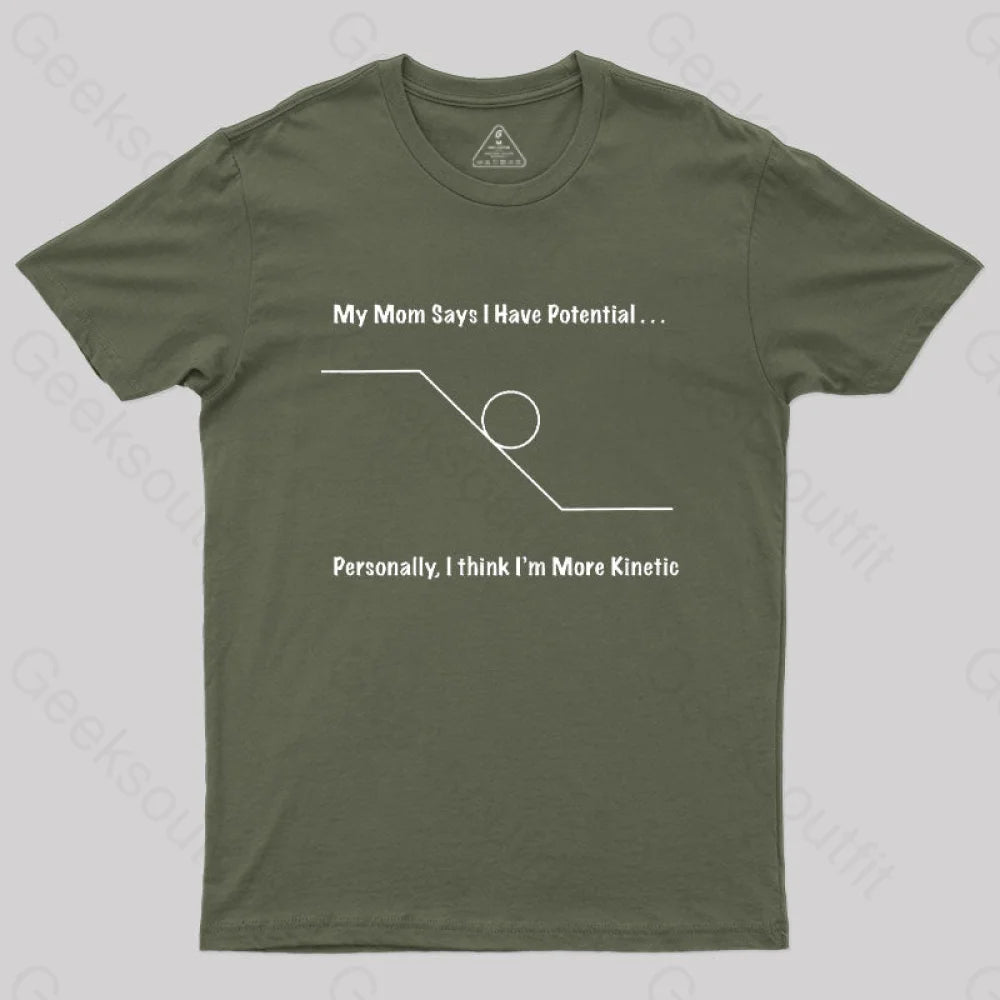 Kinetic Energy T-Shirt Army Green / S