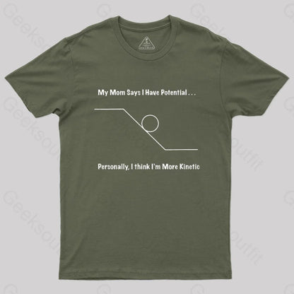 Kinetic Energy T-Shirt Army Green / S