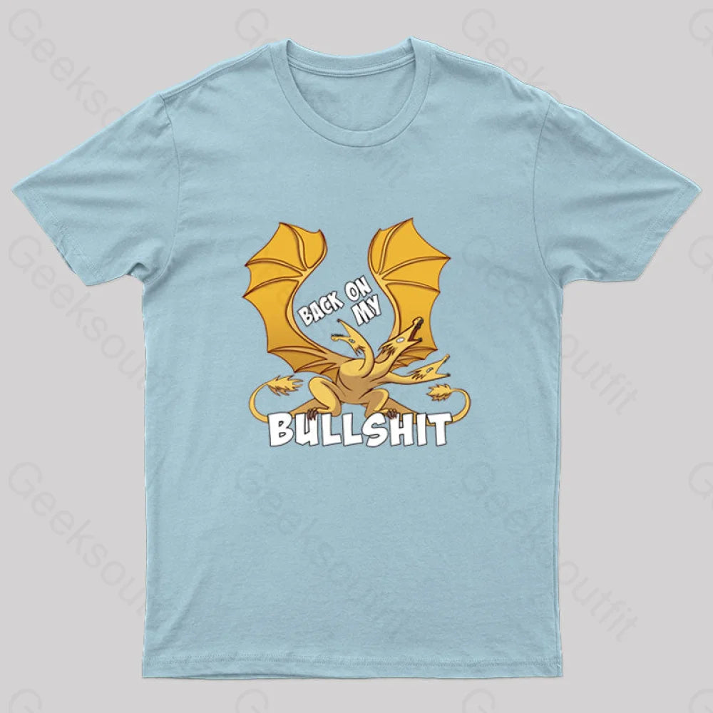 King G Nonsense Geek T-Shirt Light Blue / S