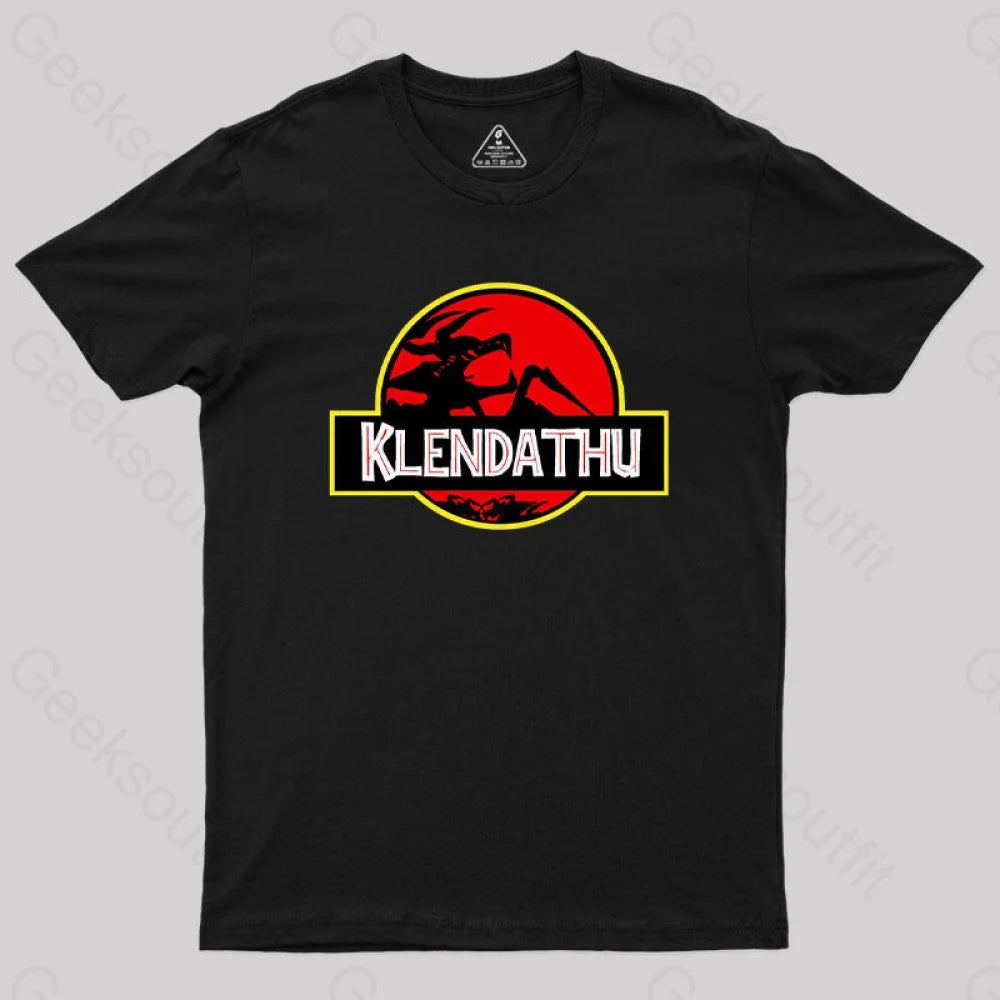 Klendathu Starship Troopers Geek T-Shirt Black / S