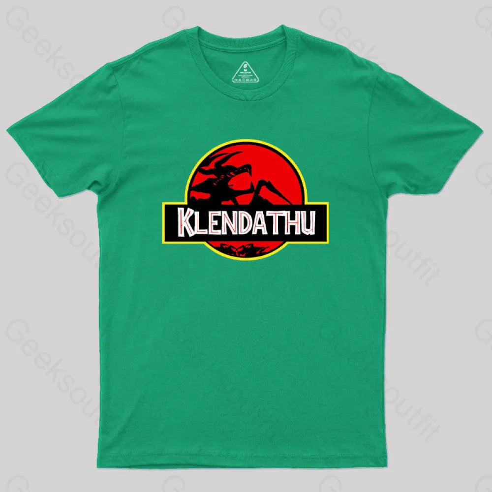 Klendathu Starship Troopers Geek T-Shirt Green / S