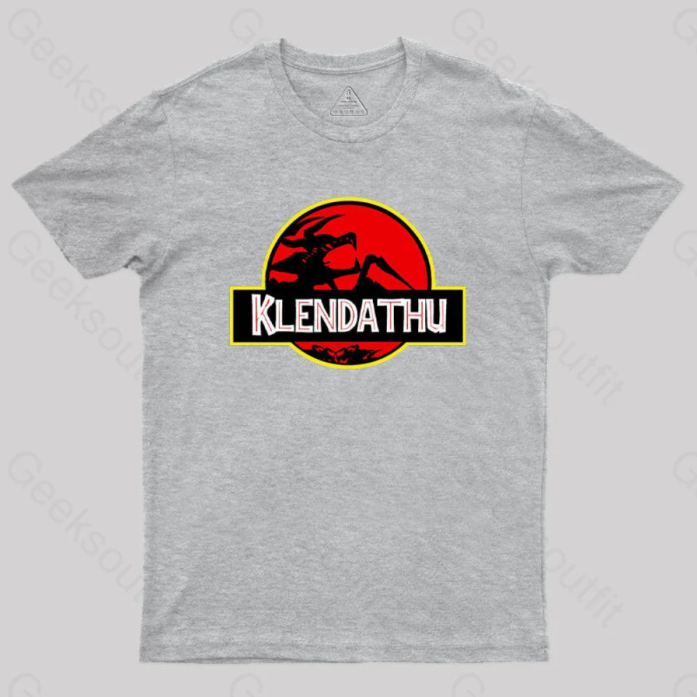 Klendathu Starship Troopers Geek T-Shirt Grey / S