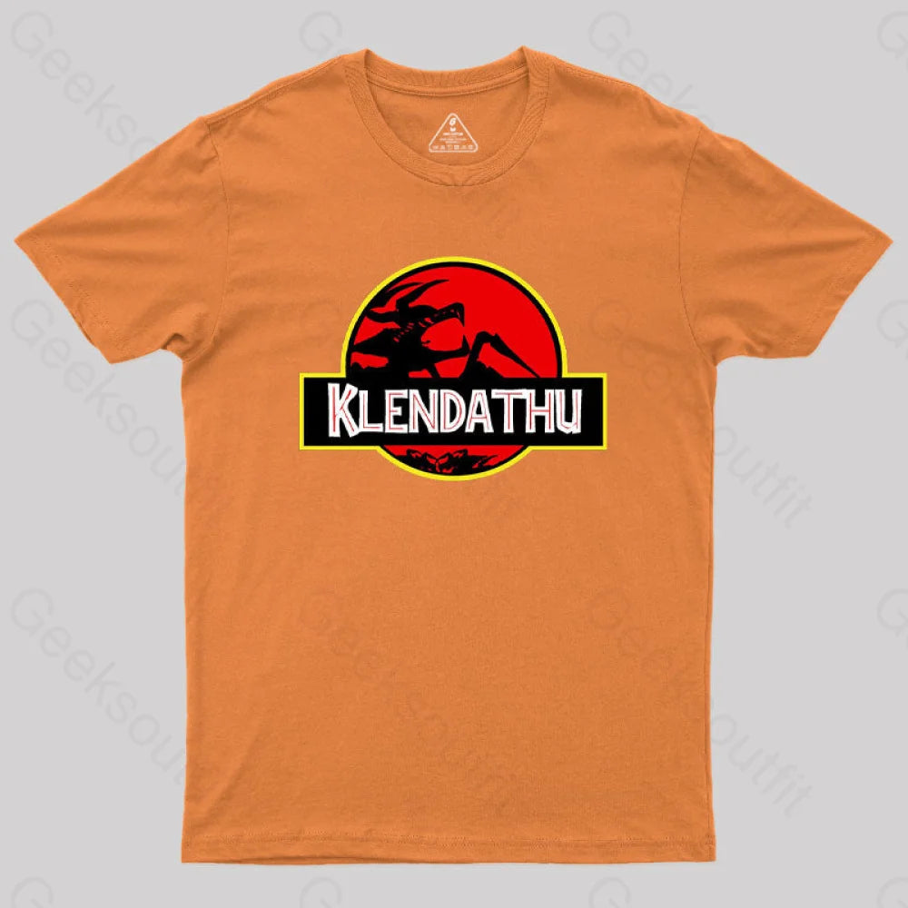 Klendathu Starship Troopers Geek T-Shirt Orange / S