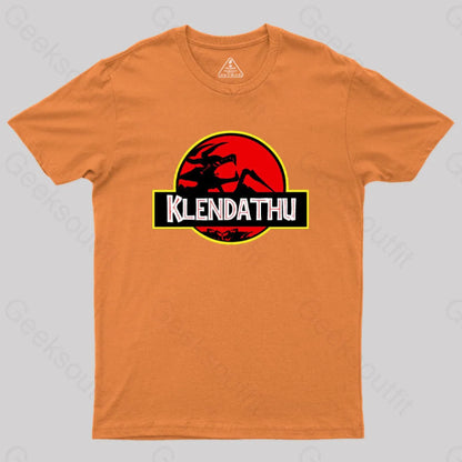 Klendathu Starship Troopers Geek T-Shirt Orange / S